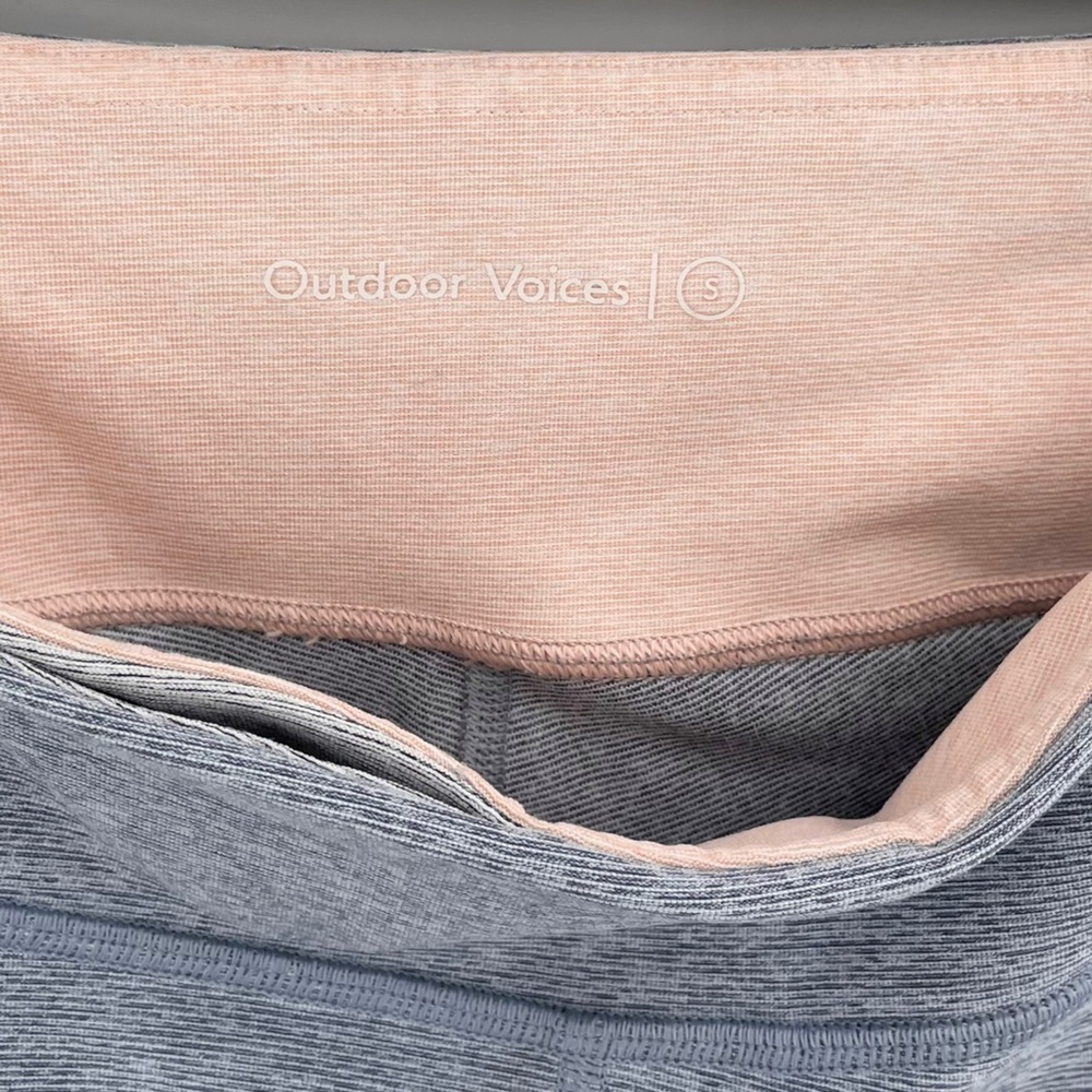 Outdoor Voices‎ 7/8 Springs Pastel Leggings Size Small - Picture 4 of 7
